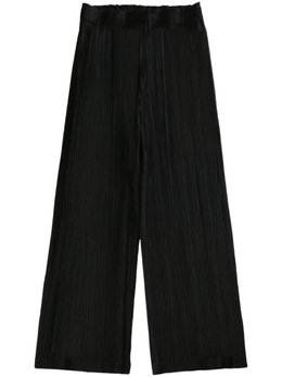 Pleats Please Issey Miyake: Чёрные брюки 