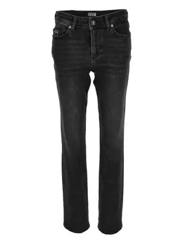 Versace Jeans Couture: Чёрные джинсы 