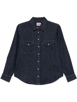 Levi's: Синяя рубашка 