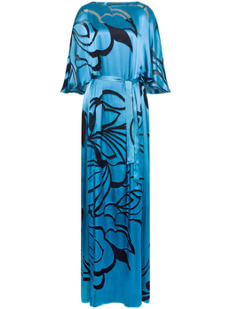 Alberta Ferretti: Атласное платье 