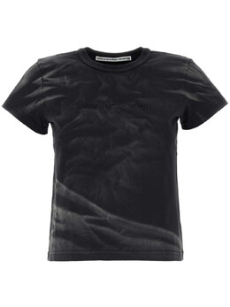 Alexander Wang: Чёрная футболка 