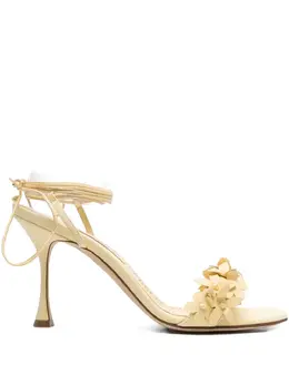 Manolo Blahnik: Светлые сандалии 
