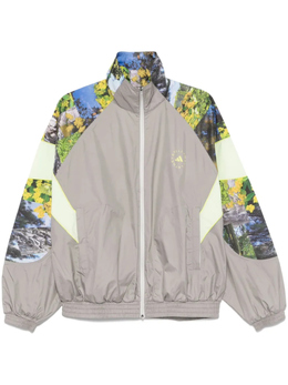 Adidas By Stella Mccartney: Серая куртка 
