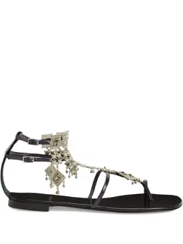 Giuseppe Zanotti: Фиолетовые сандалии  Amira
