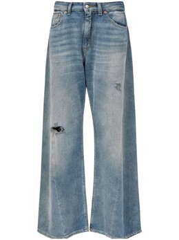 MM6 Maison Margiela: Синие джинсы 