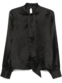 MM6 Maison Margiela: Атласная рубашка 