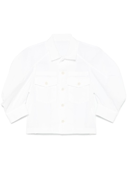 Sacai: Белая рубашка 