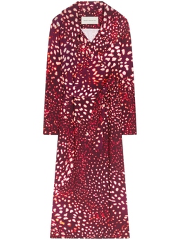Dries Van Noten: Пальто в горошек 
