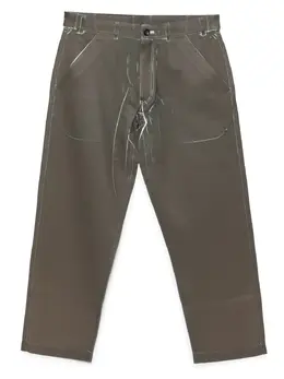 Comme Des Garçons Shirt: Брюки с принтом 