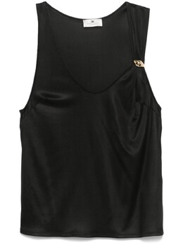 Elisabetta Franchi: Чёрный топ 