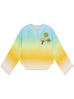 Mira Mikati: Синяя блуза 