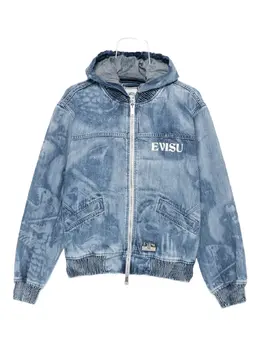 EVISU: Голубая толстовка 
