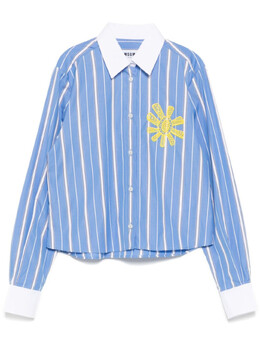 MSGM: Синяя рубашка 
