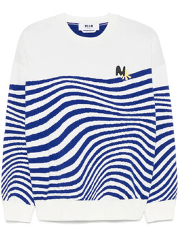 MSGM: Свитер в полоску 
