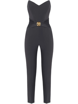 Elisabetta Franchi: Комбинезон с бантом 
