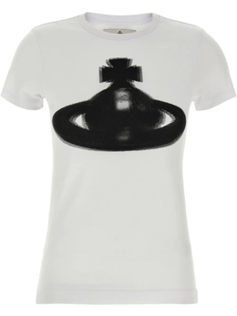 Vivienne Westwood: Белая футболка  Orb