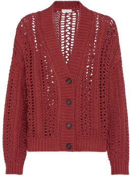 Brunello Cucinelli: Красный кардиган 