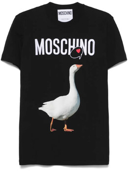 Moschino: Футболка с принтом 
