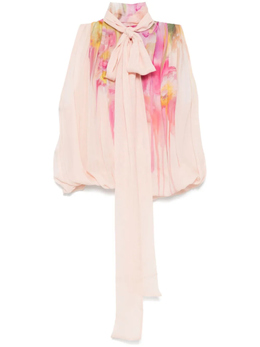 Blumarine: Блуза с принтом 