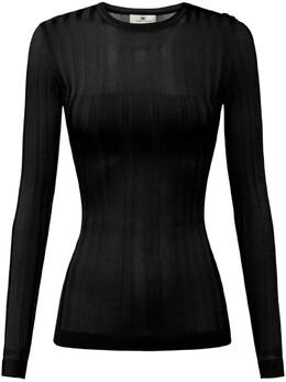 Elisabetta Franchi: Чёрный топ 