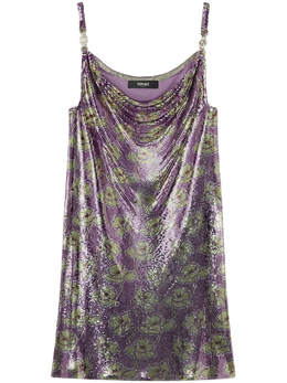 Versace: Короткое платье 