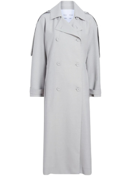 Proenza Schouler White Label: Серое пальто 