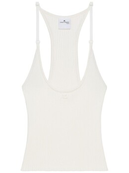 Courreges: Топ без рукава 