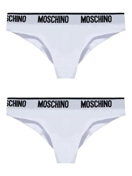 Moschino: Белые трусы 