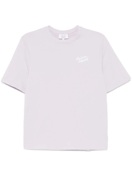 Maison Kitsuné: Фиолетовая футболка 