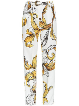 Versace Jeans Couture: Белые брюки 