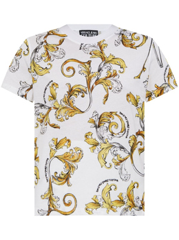 Versace Jeans Couture: Белая футболка 