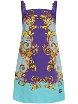Versace Jeans Couture: Фиолетовое платье 