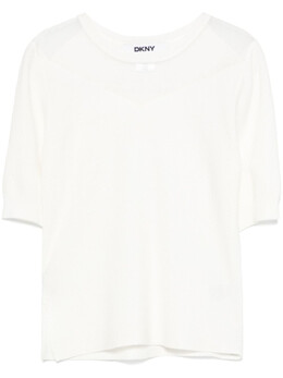 DKNY: Белая футболка 