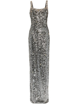 Jenny Packham: Серебристое платье 