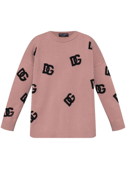 Dolce & Gabbana: Розовый свитер 