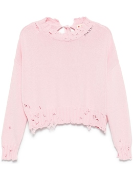 Marni: Розовый свитер 
