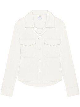 Courreges: Атласная рубашка 