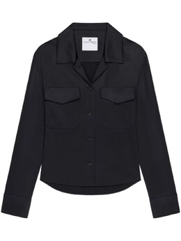 Courreges: Атласная рубашка 