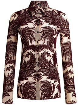 Etro: Жаккардовая рубашка 