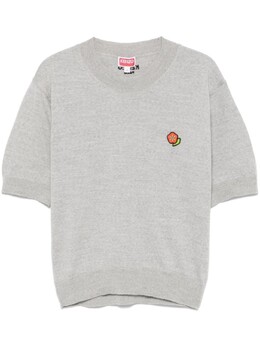 Kenzo: Серая футболка 