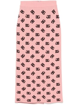 Dolce & Gabbana: Жаккардовая юбка  DG