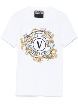 Versace Jeans Couture: Белая футболка 