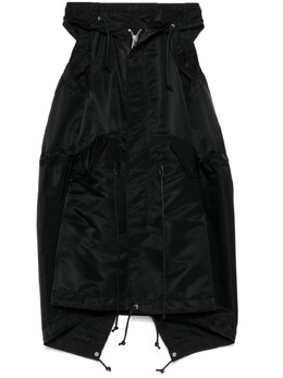 Sacai: Платье с капюшоном 
