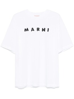 Marni: Белая футболка 