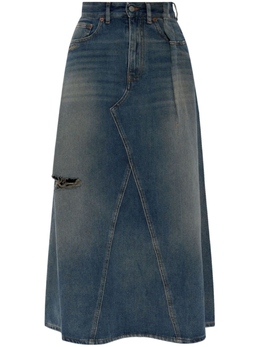 MM6 Maison Margiela: Синяя юбка 