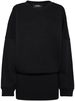Dsquared2: Платье-худи  Icon