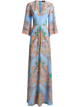 Etro: Длинное платье 