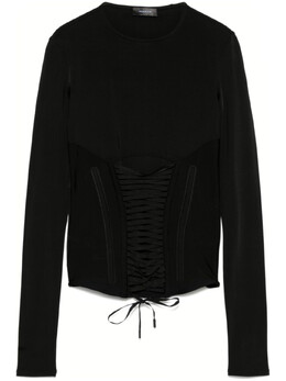MUGLER: Чёрный топ 
