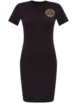 Versace Jeans Couture: Чёрное платье 