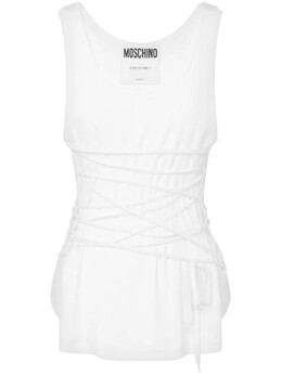 Moschino: Белый топ 